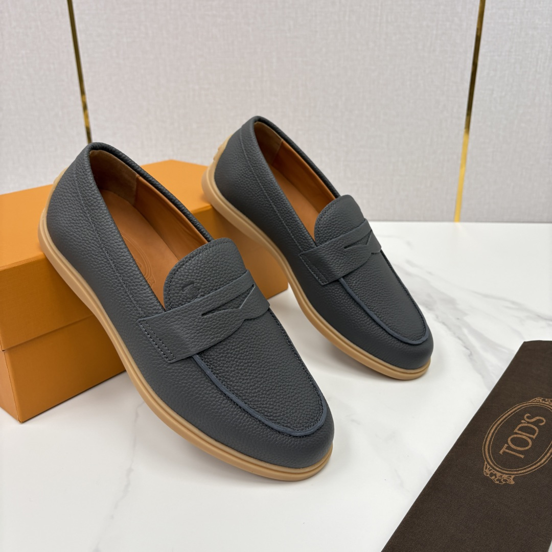 💋💍TOD*S  托德-斯 新品拉菲草（汤德森）OTV绒面皮革乐福鞋上🆕  官方  6,300   本款
