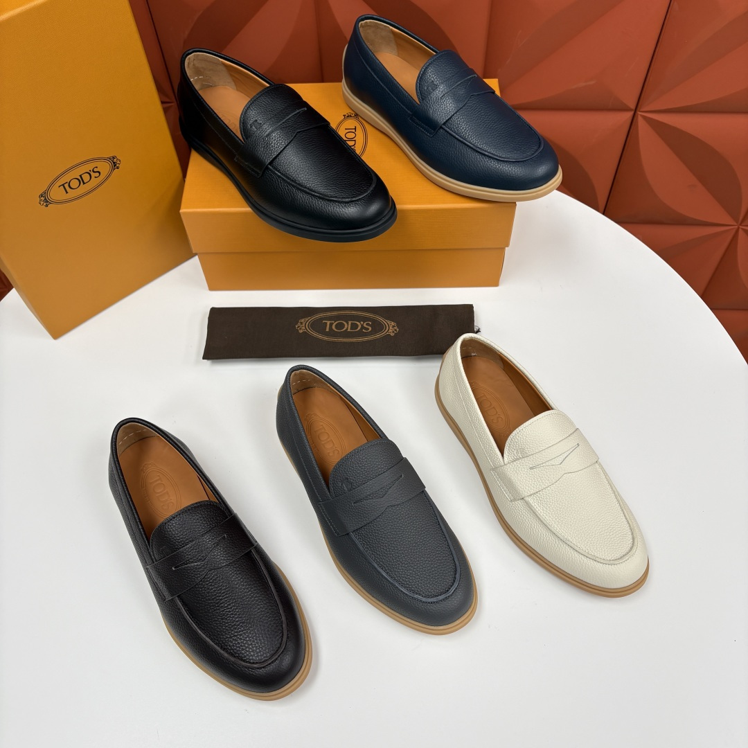 💋💍TOD*S  托德-斯 新品拉菲草（汤德森）OTV绒面皮革乐福鞋上🆕  官方  6,300   本款