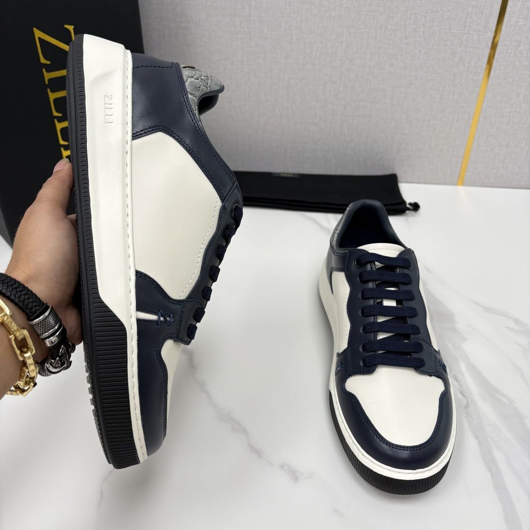 💋💍ZL家新品  Zill* 兹-利  是1970创立的法国高奢男装品牌  男士新款休闲鞋超轻款板鞋  