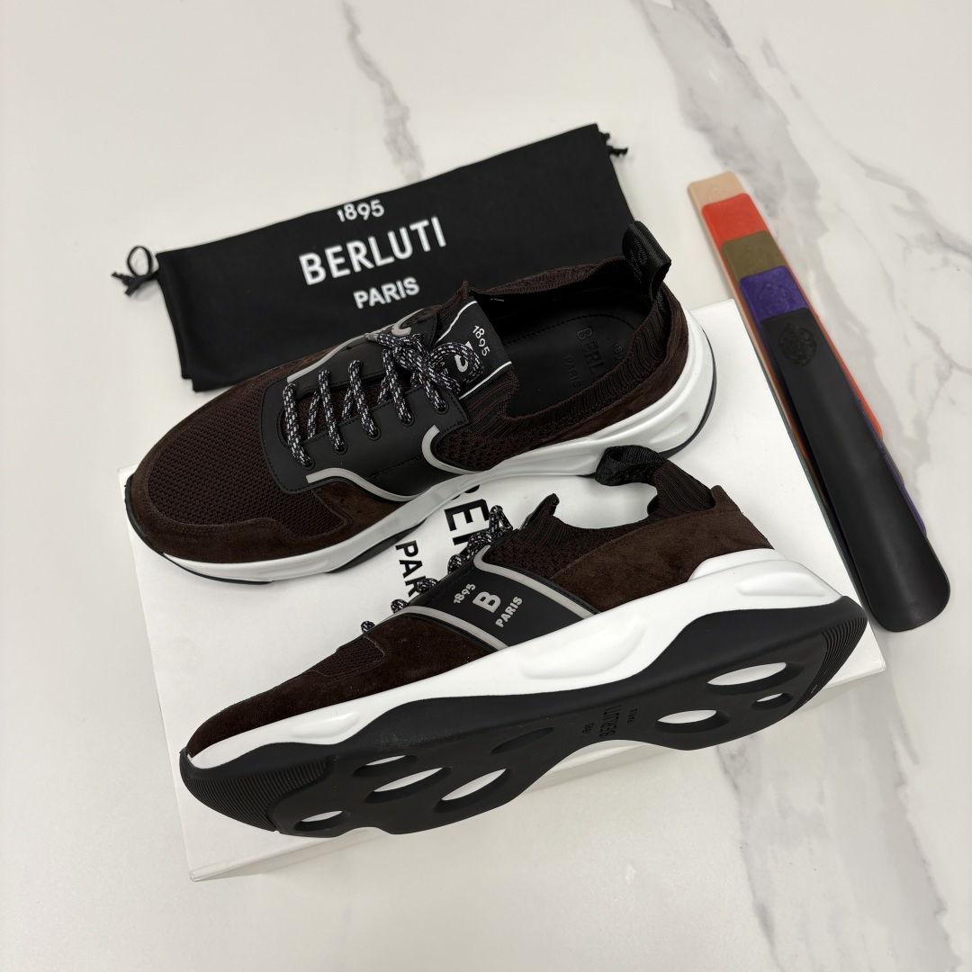 💋💍Berlut* 布鲁提新品  Shadow飞织运动鞋  原版开发打造   官方  12700  这双
