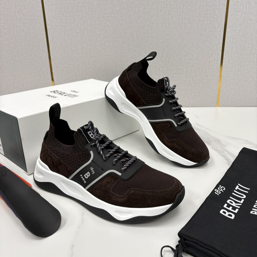 💋💍Berlut* 布鲁提新品  Shadow飞织运动鞋  原版开发打造   官方  12700  这双