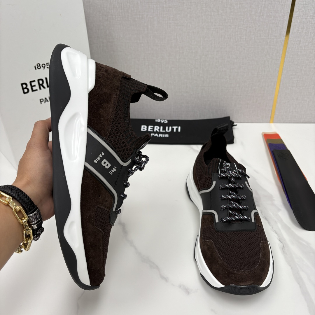 💋💍Berlut* 布鲁提新品  Shadow飞织运动鞋  原版开发打造   官方  12700  这双