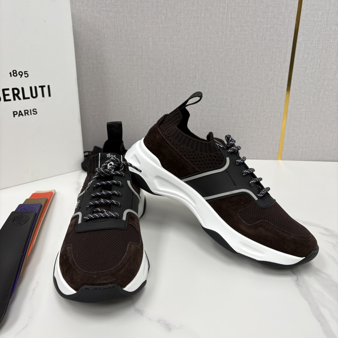 💋💍Berlut* 布鲁提新品  Shadow飞织运动鞋  原版开发打造   官方  12700  这双