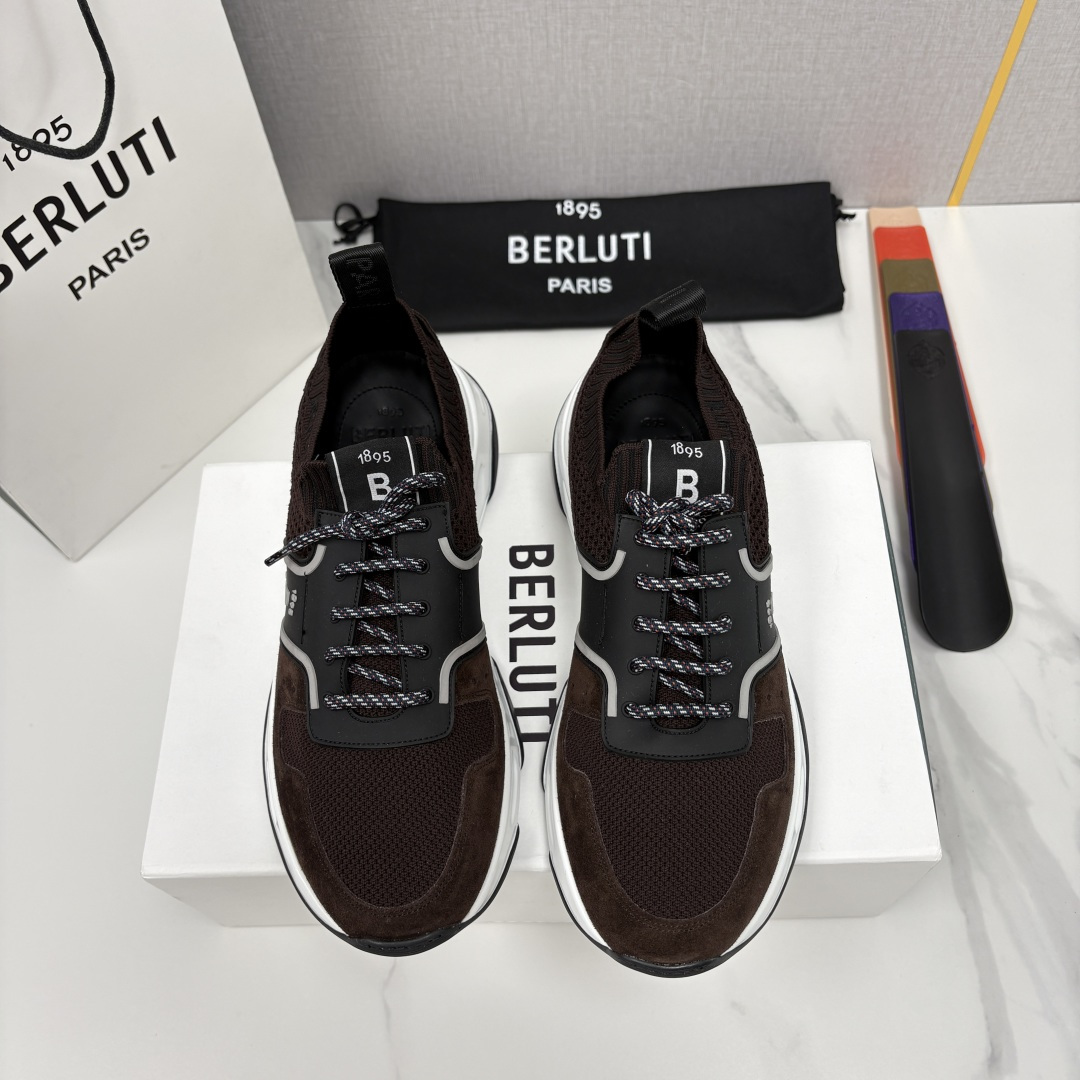 💋💍Berlut* 布鲁提新品  Shadow飞织运动鞋  原版开发打造   官方  12700  这双