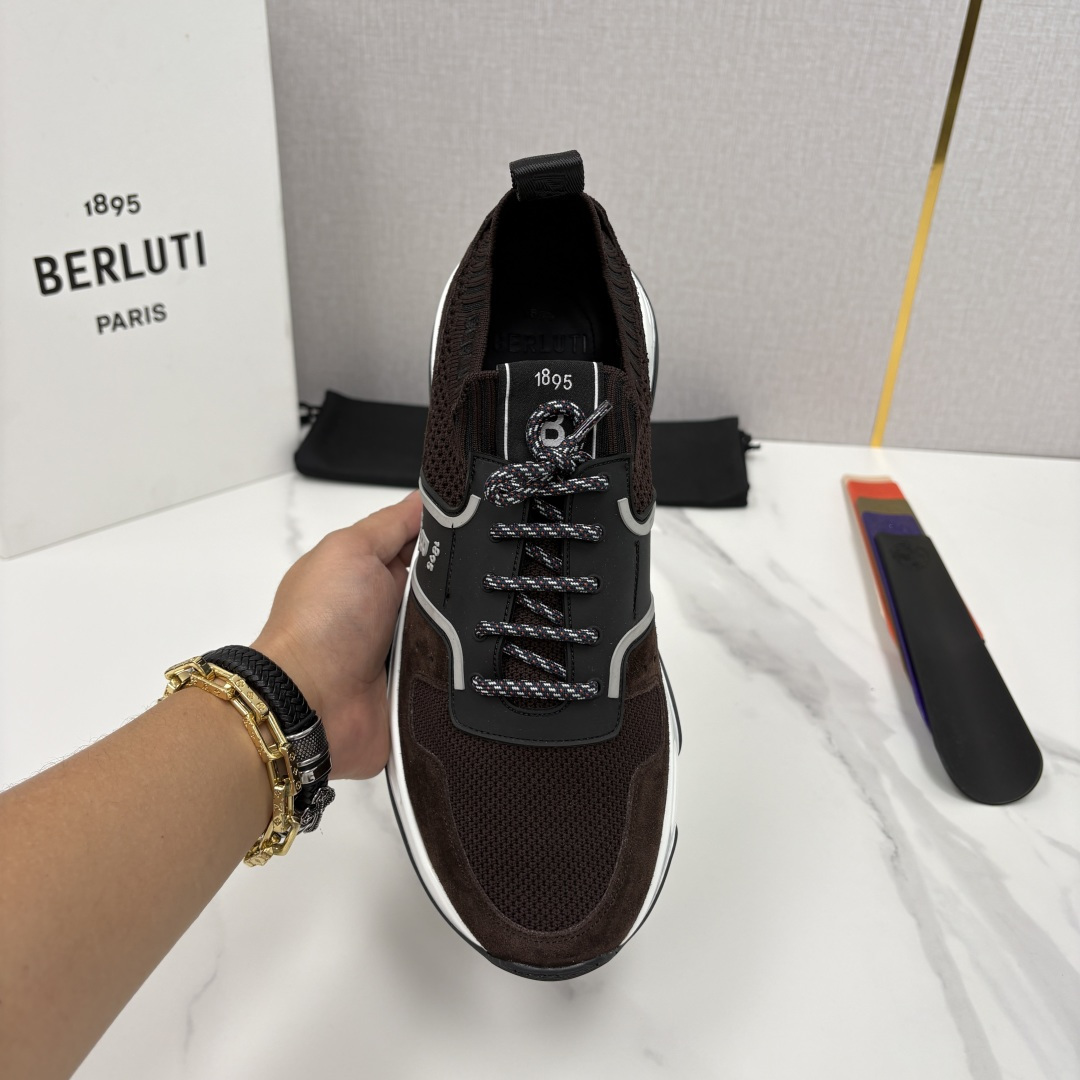 💋💍Berlut* 布鲁提新品  Shadow飞织运动鞋  原版开发打造   官方  12700  这双