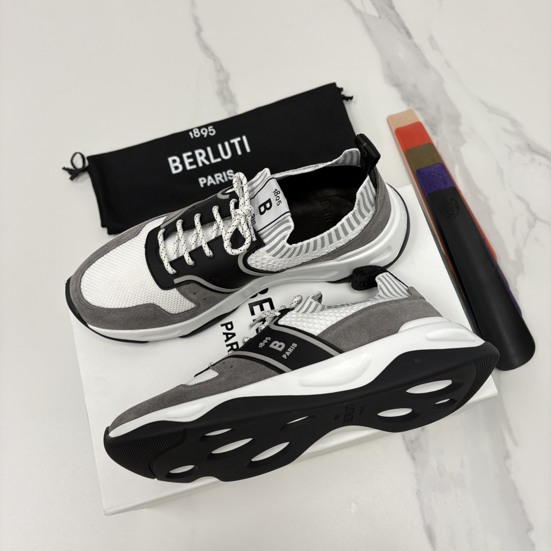💋💍Berlut* 布鲁提新品  Shadow飞织运动鞋  原版开发打造   官方  12700  这双