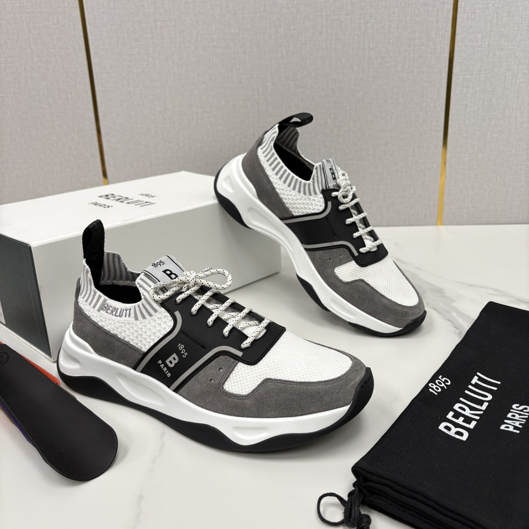 💋💍Berlut* 布鲁提新品  Shadow飞织运动鞋  原版开发打造   官方  12700  这双