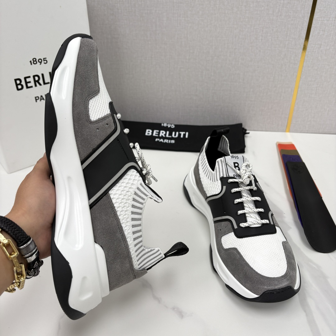 💋💍Berlut* 布鲁提新品  Shadow飞织运动鞋  原版开发打造   官方  12700  这双