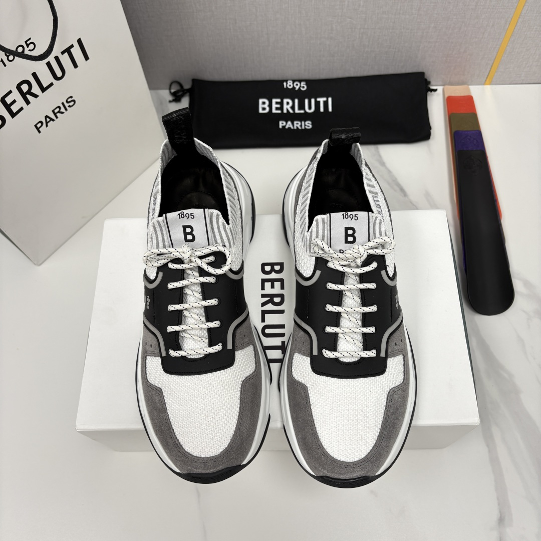 💋💍Berlut* 布鲁提新品  Shadow飞织运动鞋  原版开发打造   官方  12700  这双