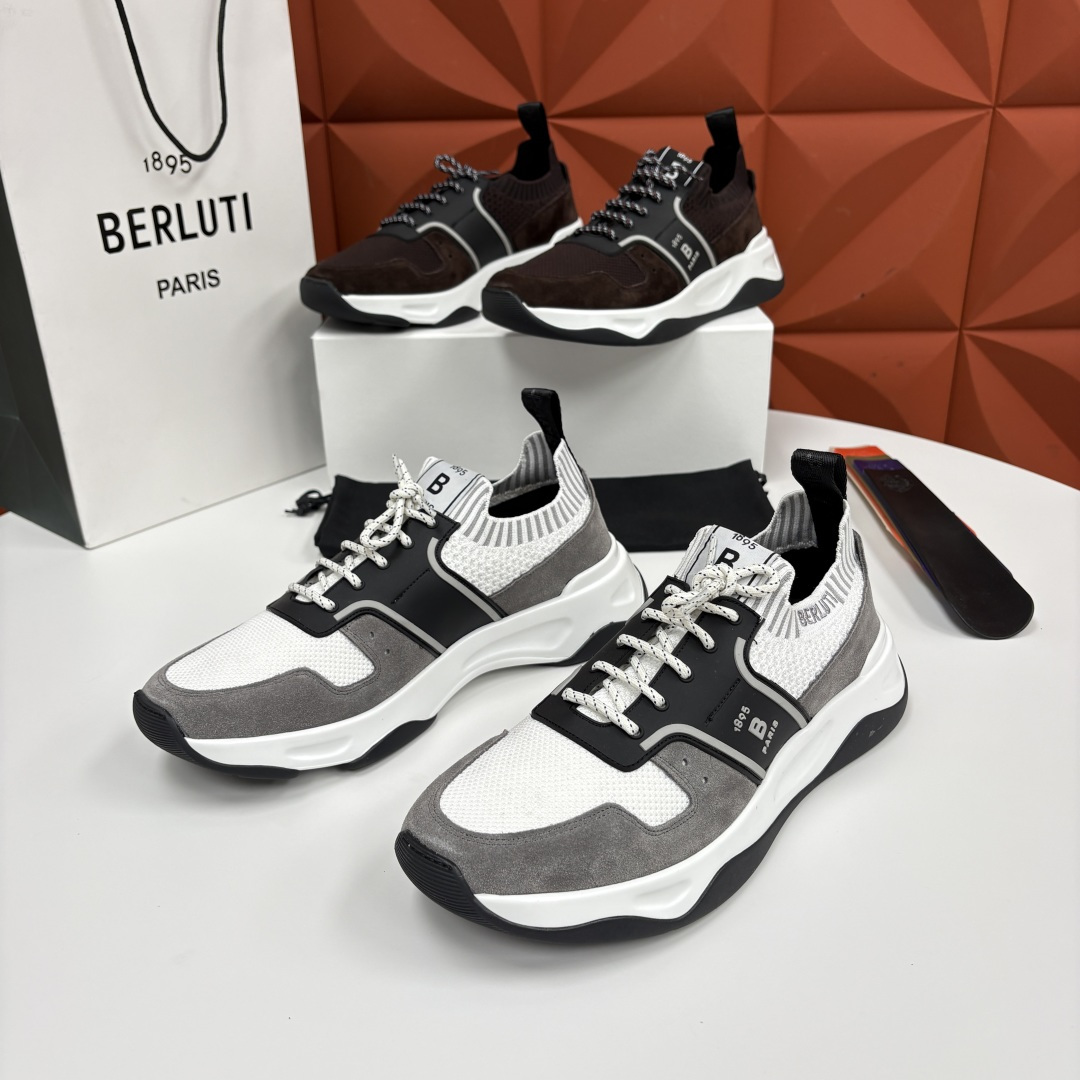 💋💍Berlut* 布鲁提新品  Shadow飞织运动鞋  原版开发打造   官方  12700  这双