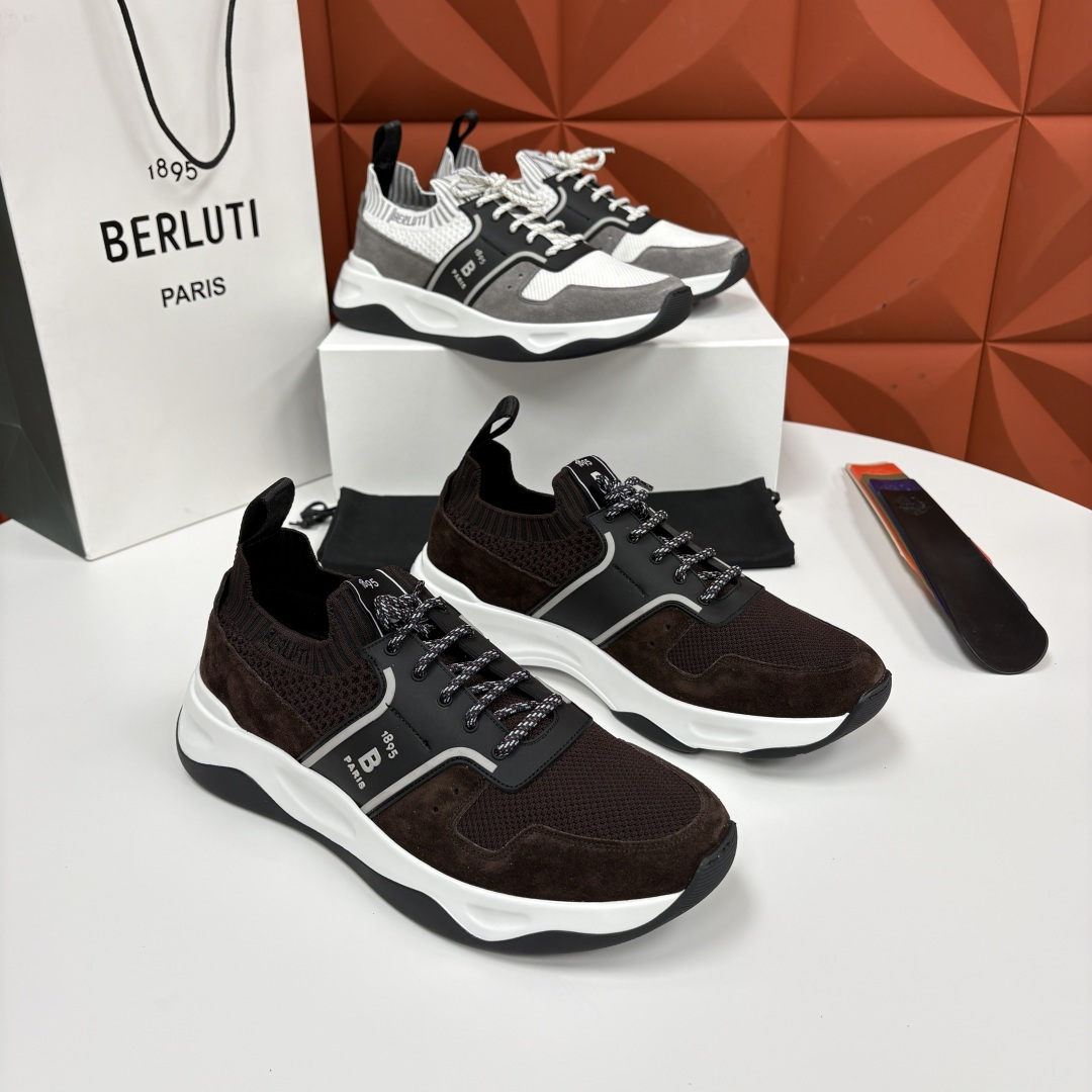 💋💍Berlut* 布鲁提新品  Shadow飞织运动鞋  原版开发打造   官方  12700  这双