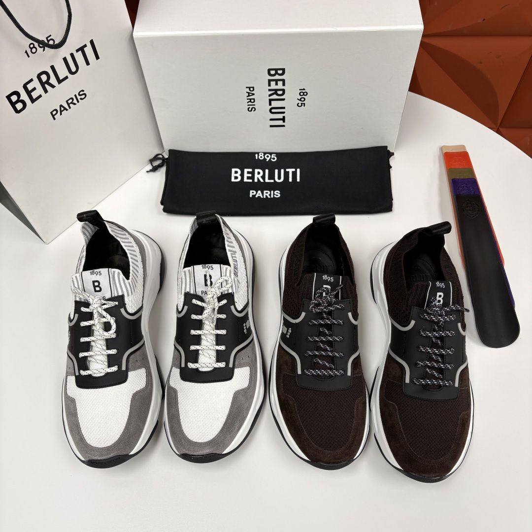💋💍Berlut* 布鲁提新品  Shadow飞织运动鞋  原版开发打造   官方  12700  这双