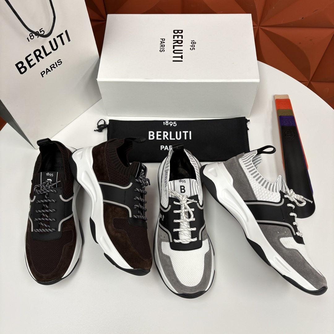 💋💍Berlut* 布鲁提新品  Shadow飞织运动鞋  原版开发打造   官方  12700  这双