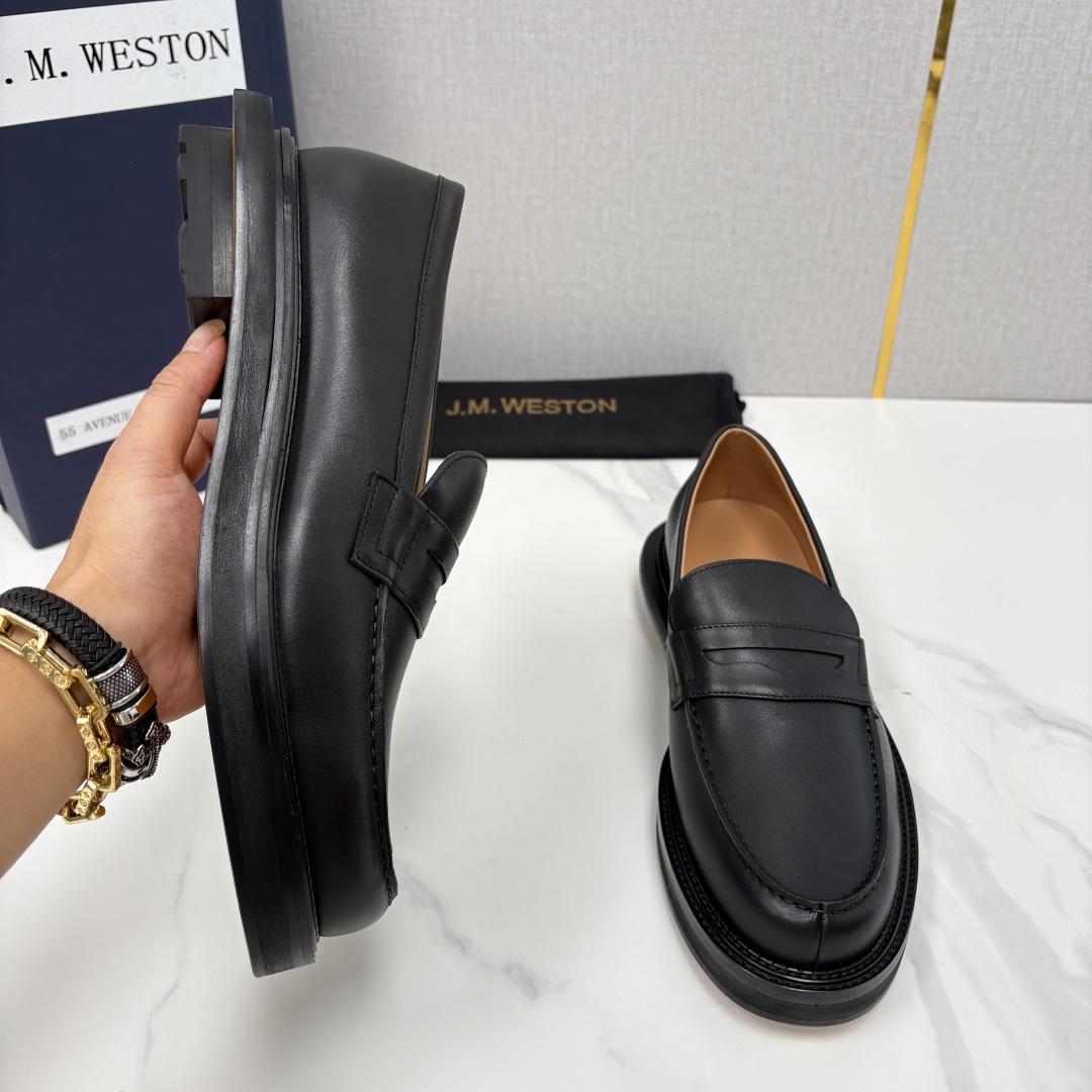 💋💍J.M.Westo*n  威士-顿    sacai × J.M.Weston 联名乐福鞋皮鞋  百