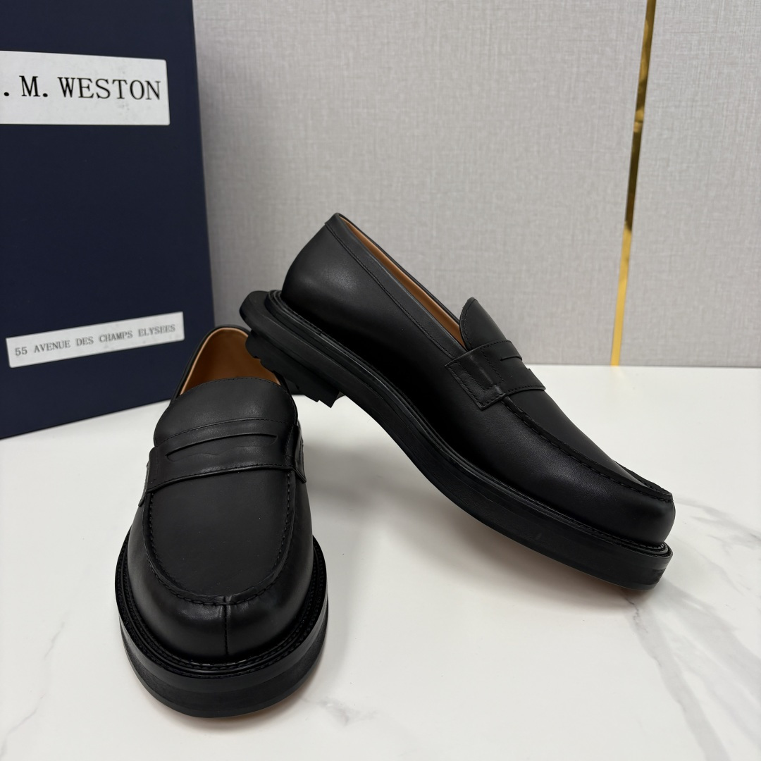 💋💍J.M.Westo*n  威士-顿    sacai × J.M.Weston 联名乐福鞋皮鞋  百