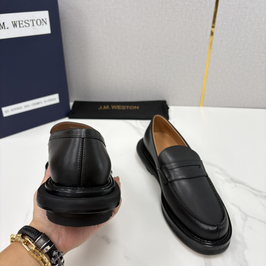 💋💍J.M.Westo*n  威士-顿    sacai × J.M.Weston 联名乐福鞋皮鞋  百