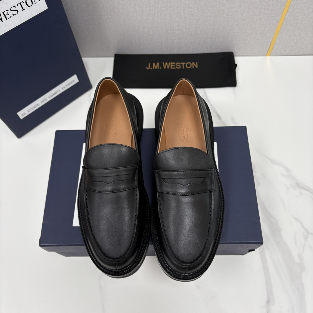 💋💍J.M.Westo*n  威士-顿    sacai × J.M.Weston 联名乐福鞋皮鞋  百