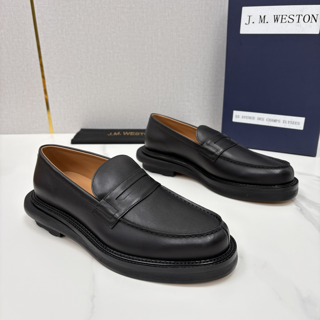 💋💍J.M.Westo*n  威士-顿    sacai × J.M.Weston 联名乐福鞋皮鞋  百
