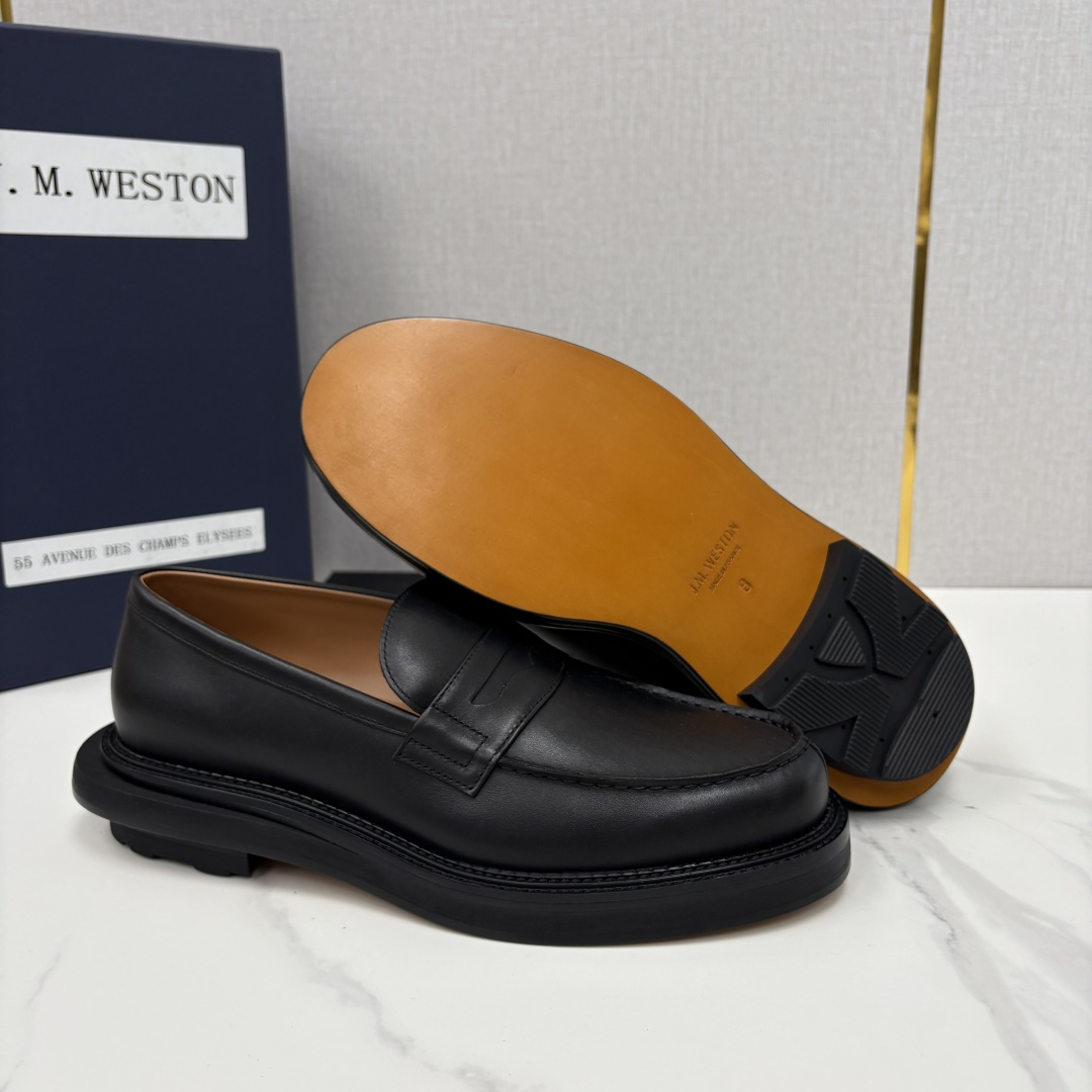 💋💍J.M.Westo*n  威士-顿    sacai × J.M.Weston 联名乐福鞋皮鞋  百