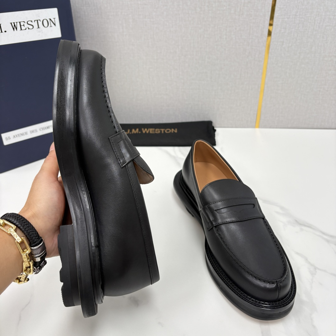 💋💍J.M.Westo*n  威士-顿    sacai × J.M.Weston 联名乐福鞋皮鞋  百