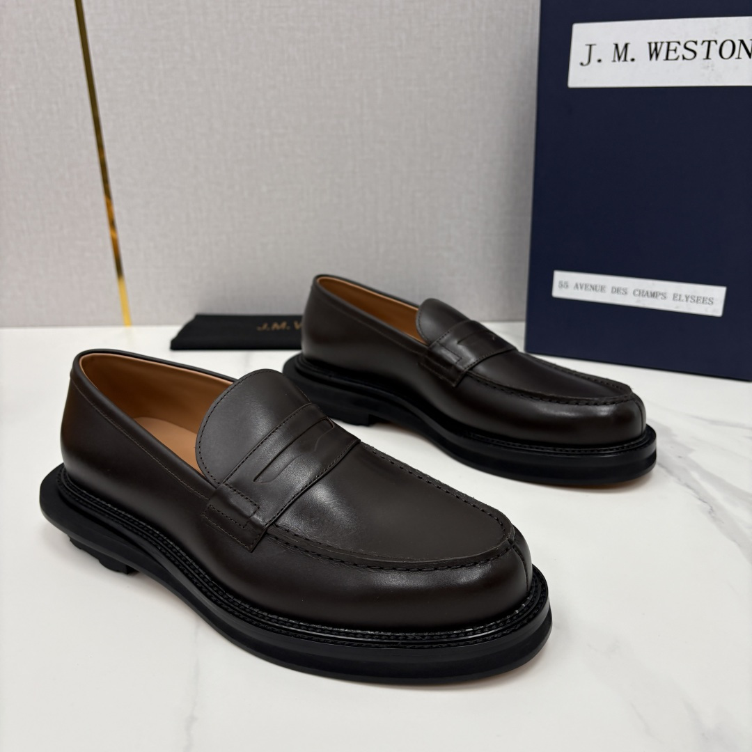 💋💍J.M.Westo*n  威士-顿    sacai × J.M.Weston 联名乐福鞋皮鞋  百