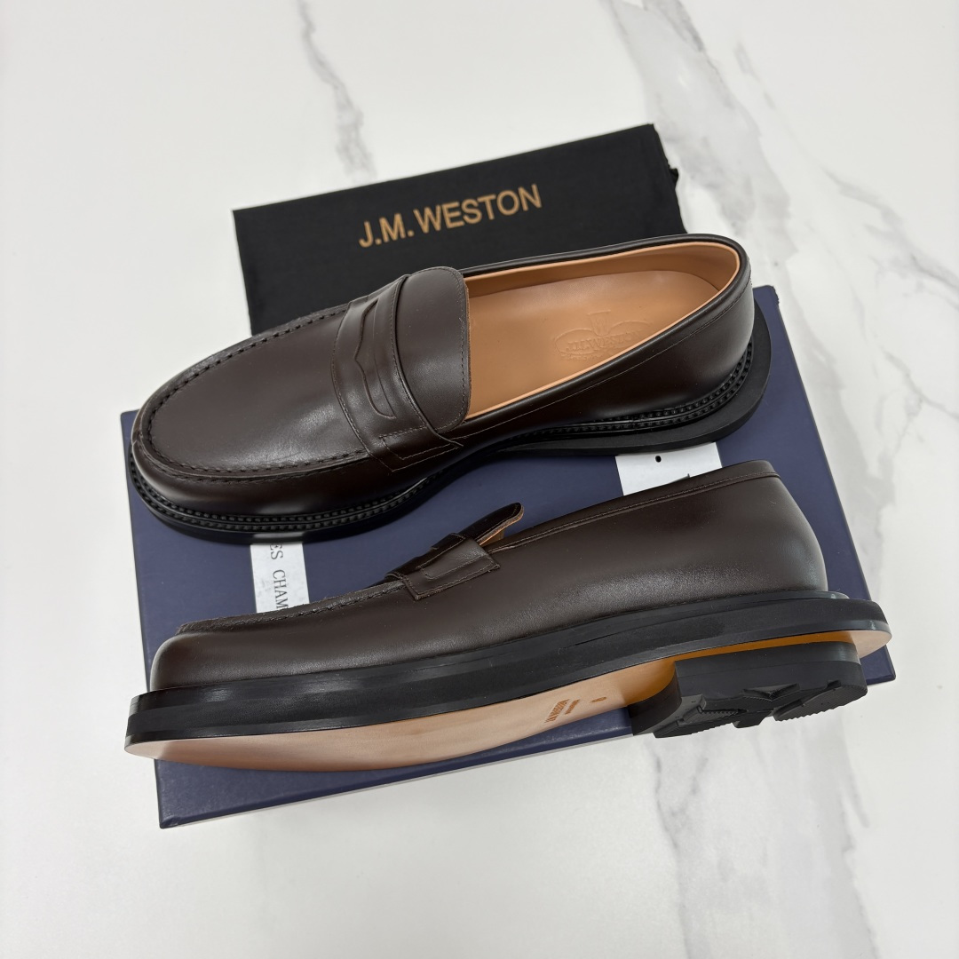 💋💍J.M.Westo*n  威士-顿    sacai × J.M.Weston 联名乐福鞋皮鞋  百