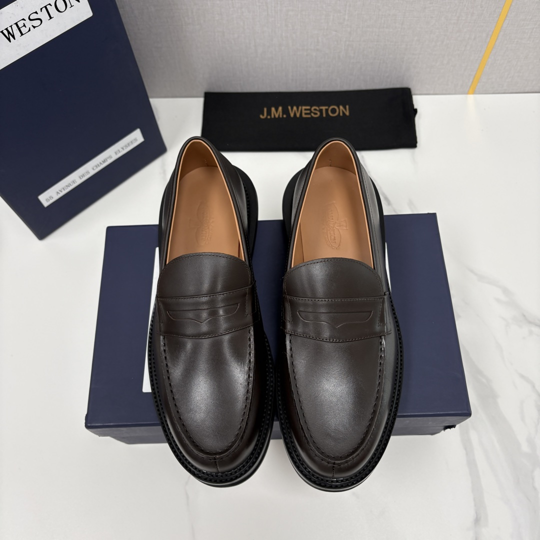 💋💍J.M.Westo*n  威士-顿    sacai × J.M.Weston 联名乐福鞋皮鞋  百
