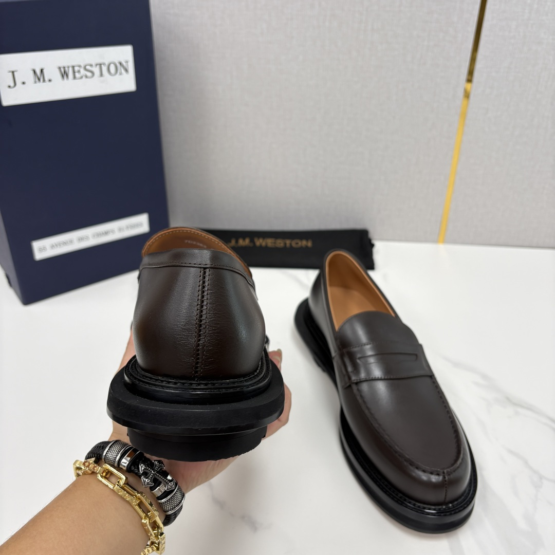 💋💍J.M.Westo*n  威士-顿    sacai × J.M.Weston 联名乐福鞋皮鞋  百