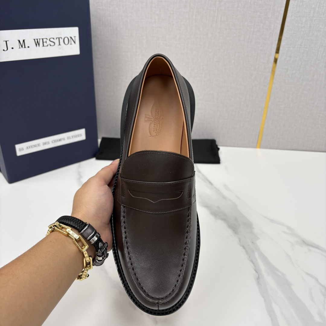 💋💍J.M.Westo*n  威士-顿    sacai × J.M.Weston 联名乐福鞋皮鞋  百