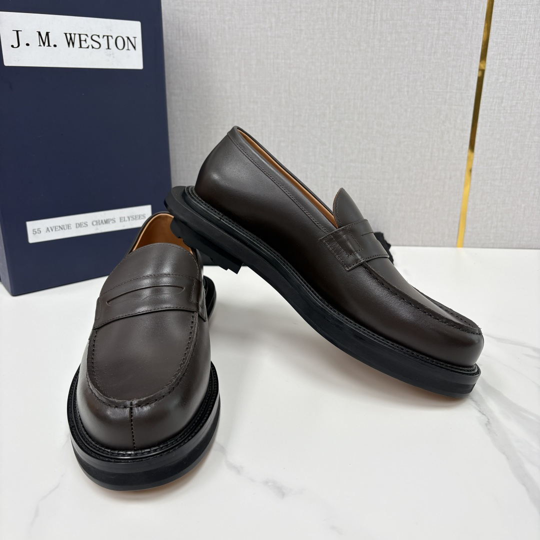 💋💍J.M.Westo*n  威士-顿    sacai × J.M.Weston 联名乐福鞋皮鞋  百