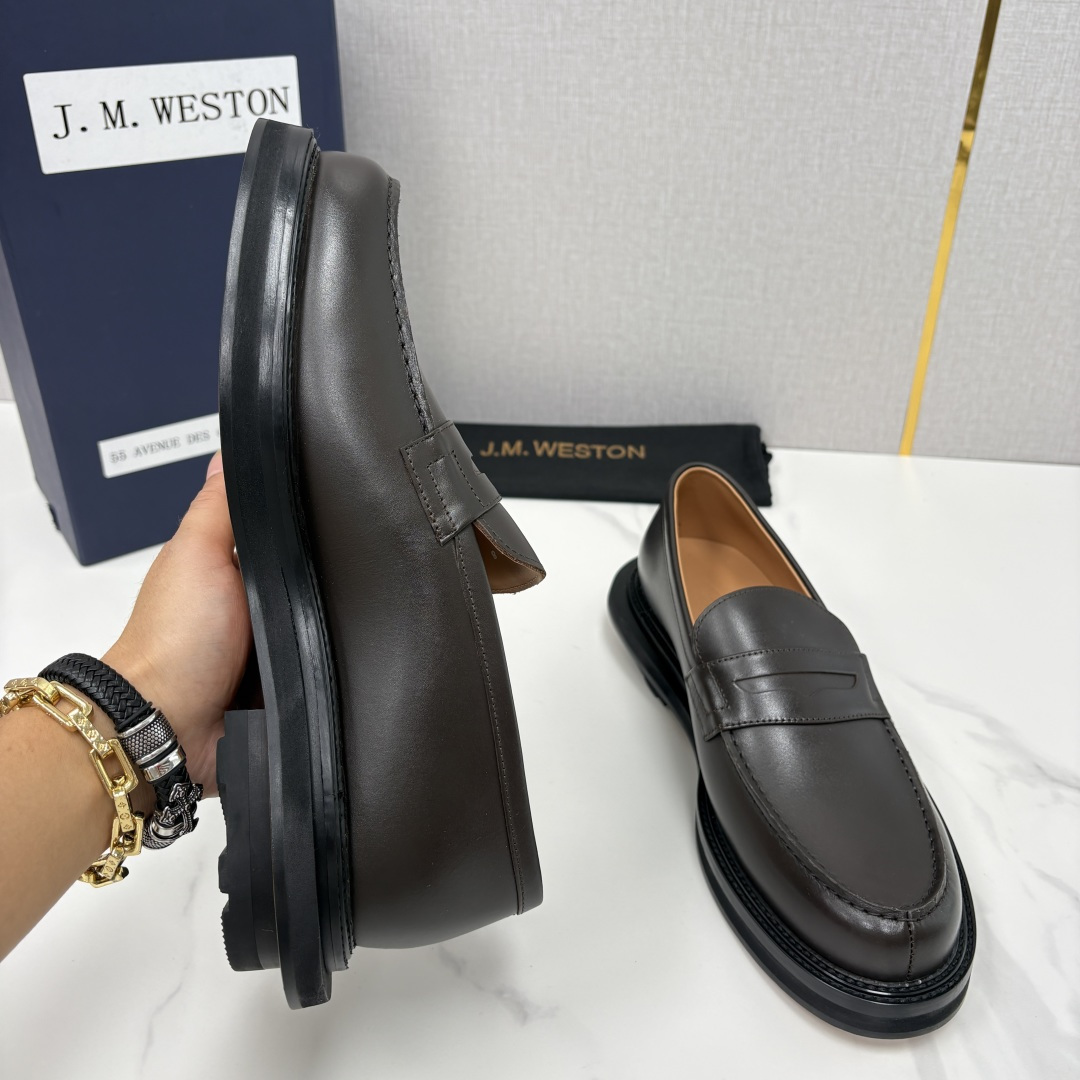 💋💍J.M.Westo*n  威士-顿    sacai × J.M.Weston 联名乐福鞋皮鞋  百