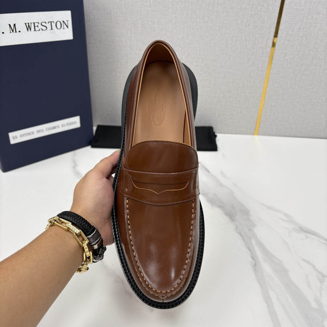 💋💍J.M.Westo*n  威士-顿    sacai × J.M.Weston 联名乐福鞋皮鞋  百