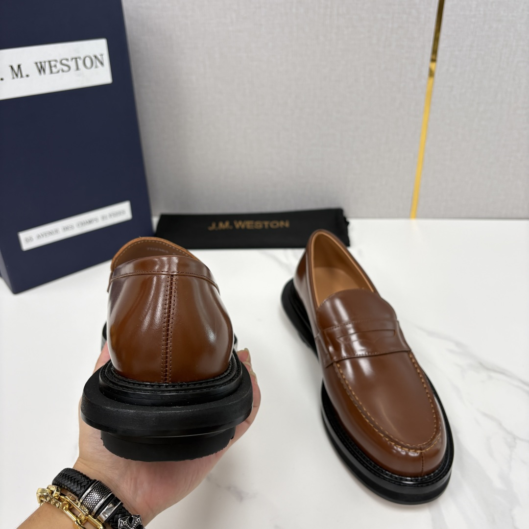 💋💍J.M.Westo*n  威士-顿    sacai × J.M.Weston 联名乐福鞋皮鞋  百