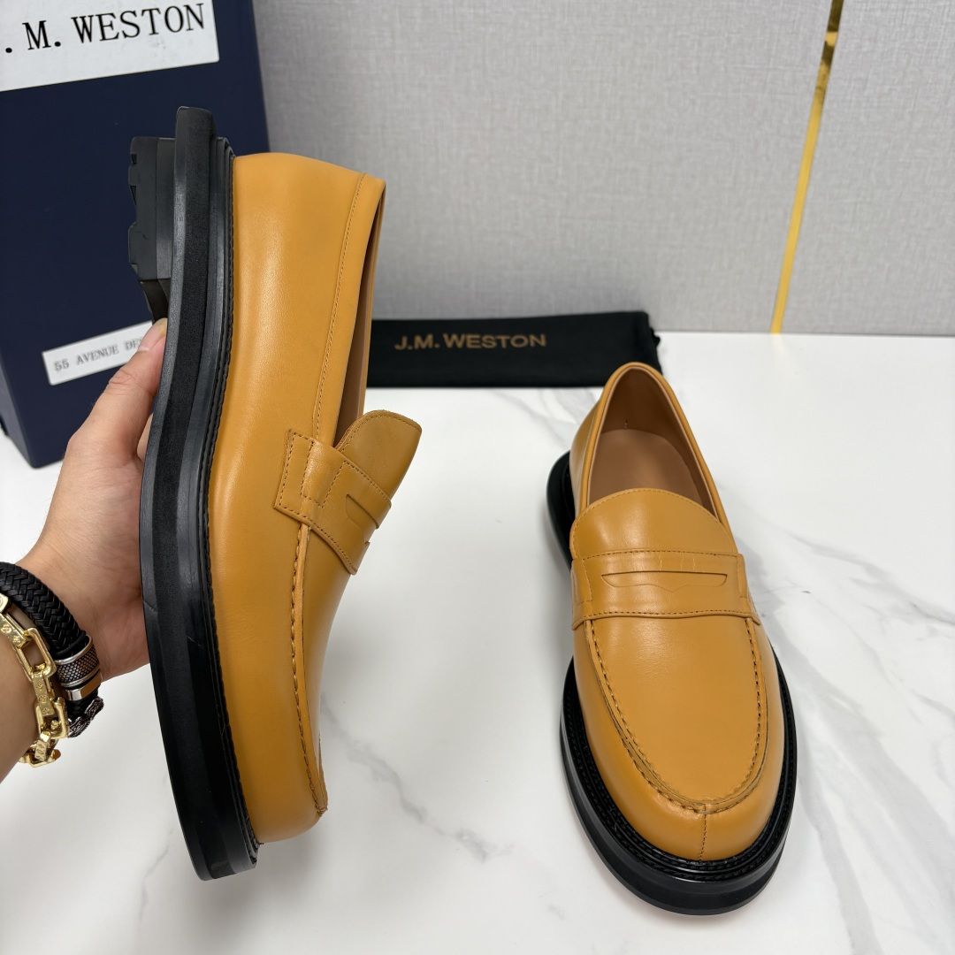 💋💍J.M.Westo*n  威士-顿    sacai × J.M.Weston 联名乐福鞋皮鞋  百