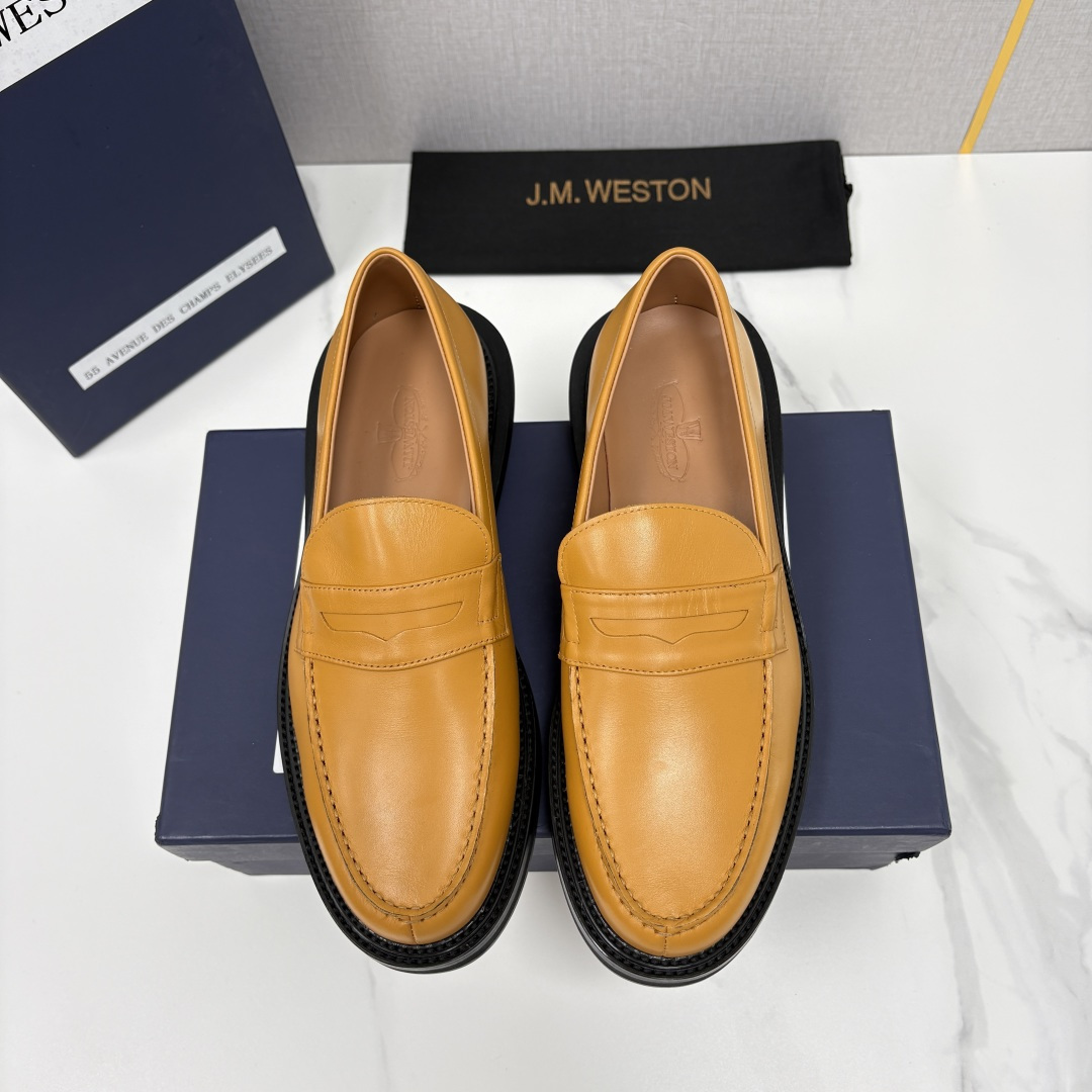 💋💍J.M.Westo*n  威士-顿    sacai × J.M.Weston 联名乐福鞋皮鞋  百