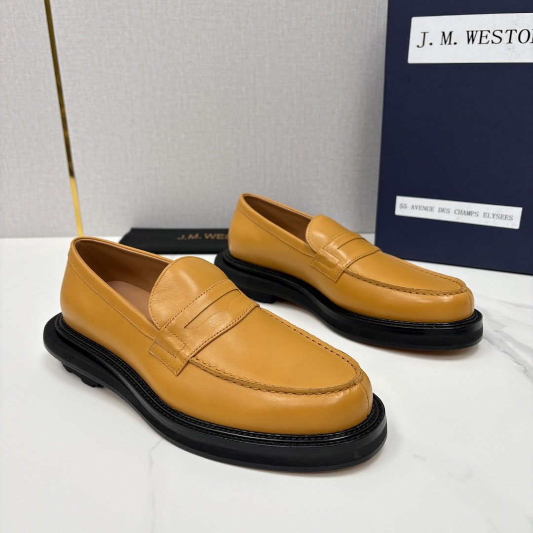 💋💍J.M.Westo*n  威士-顿    sacai × J.M.Weston 联名乐福鞋皮鞋  百