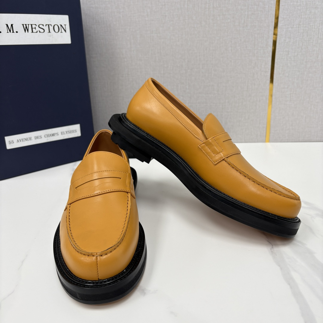 💋💍J.M.Westo*n  威士-顿    sacai × J.M.Weston 联名乐福鞋皮鞋  百