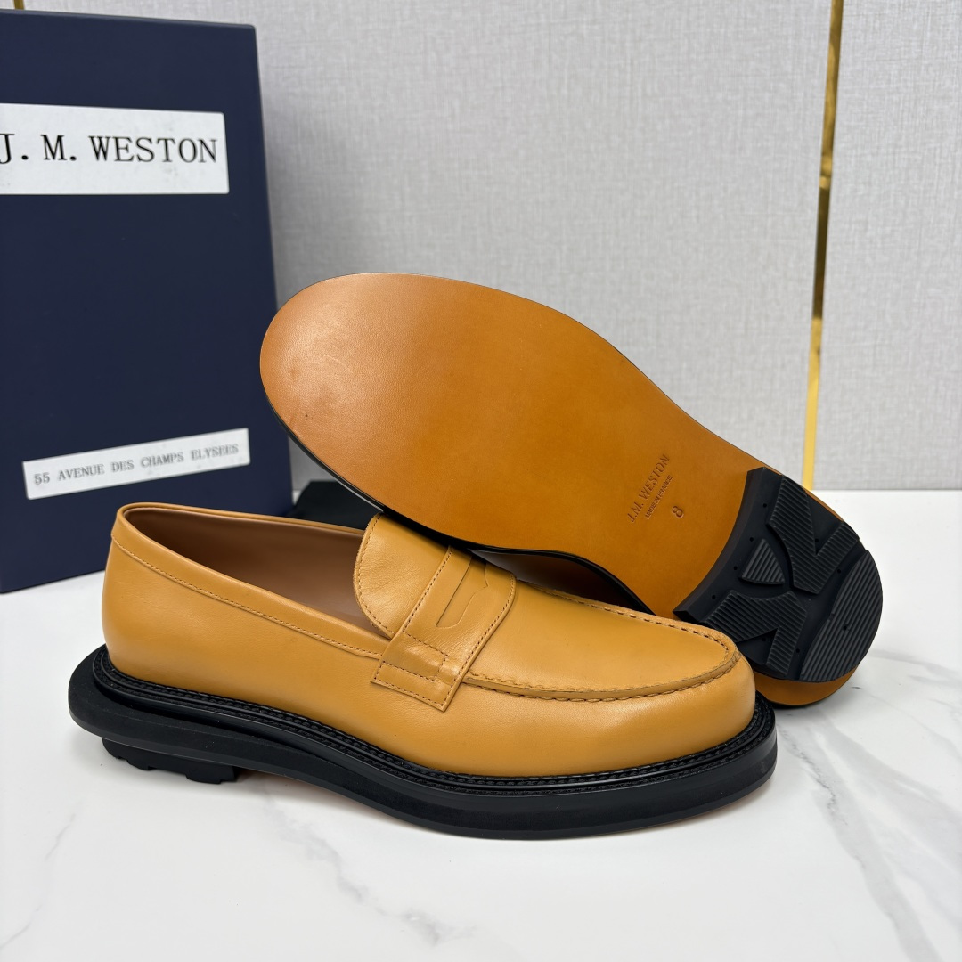 💋💍J.M.Westo*n  威士-顿    sacai × J.M.Weston 联名乐福鞋皮鞋  百