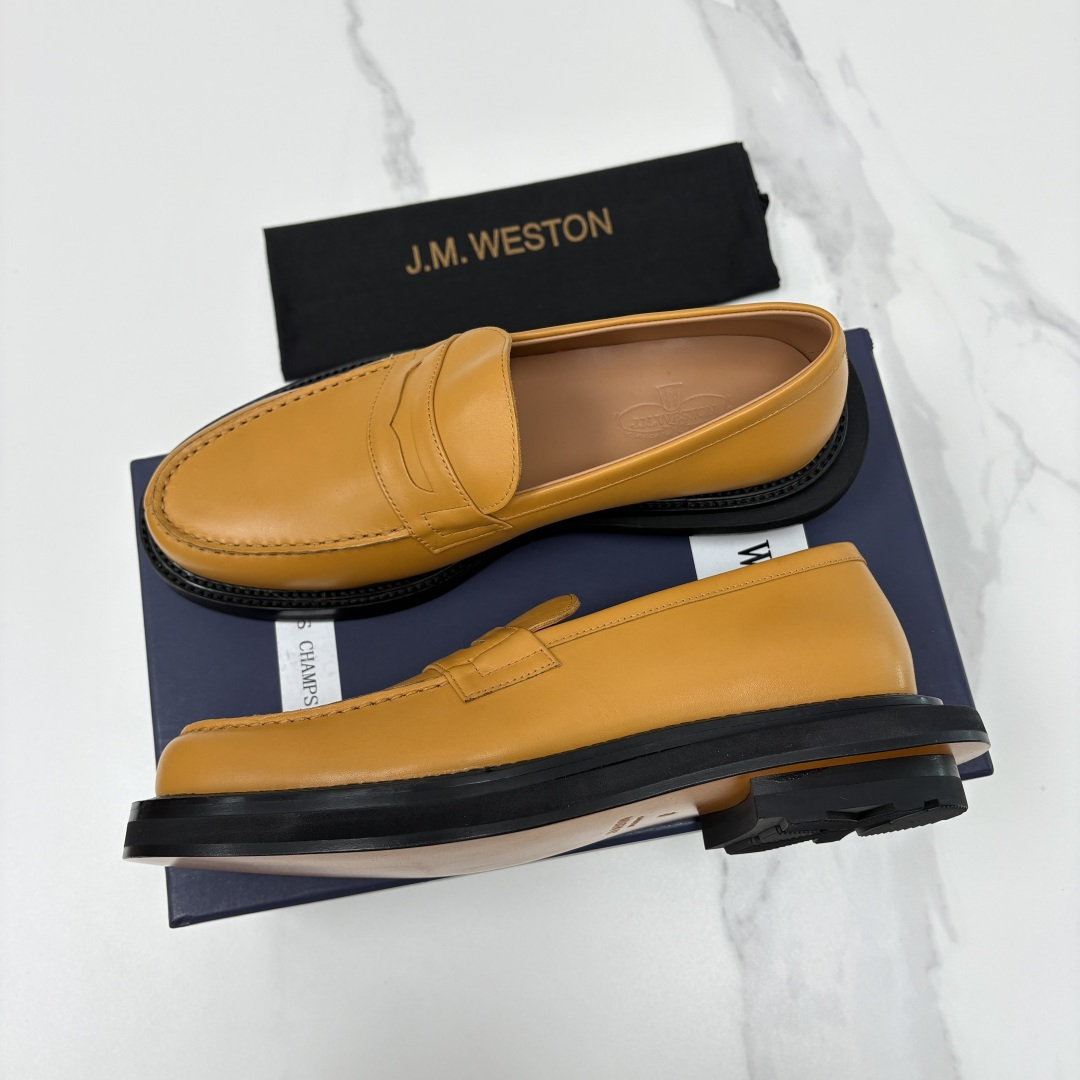 💋💍J.M.Westo*n  威士-顿    sacai × J.M.Weston 联名乐福鞋皮鞋  百
