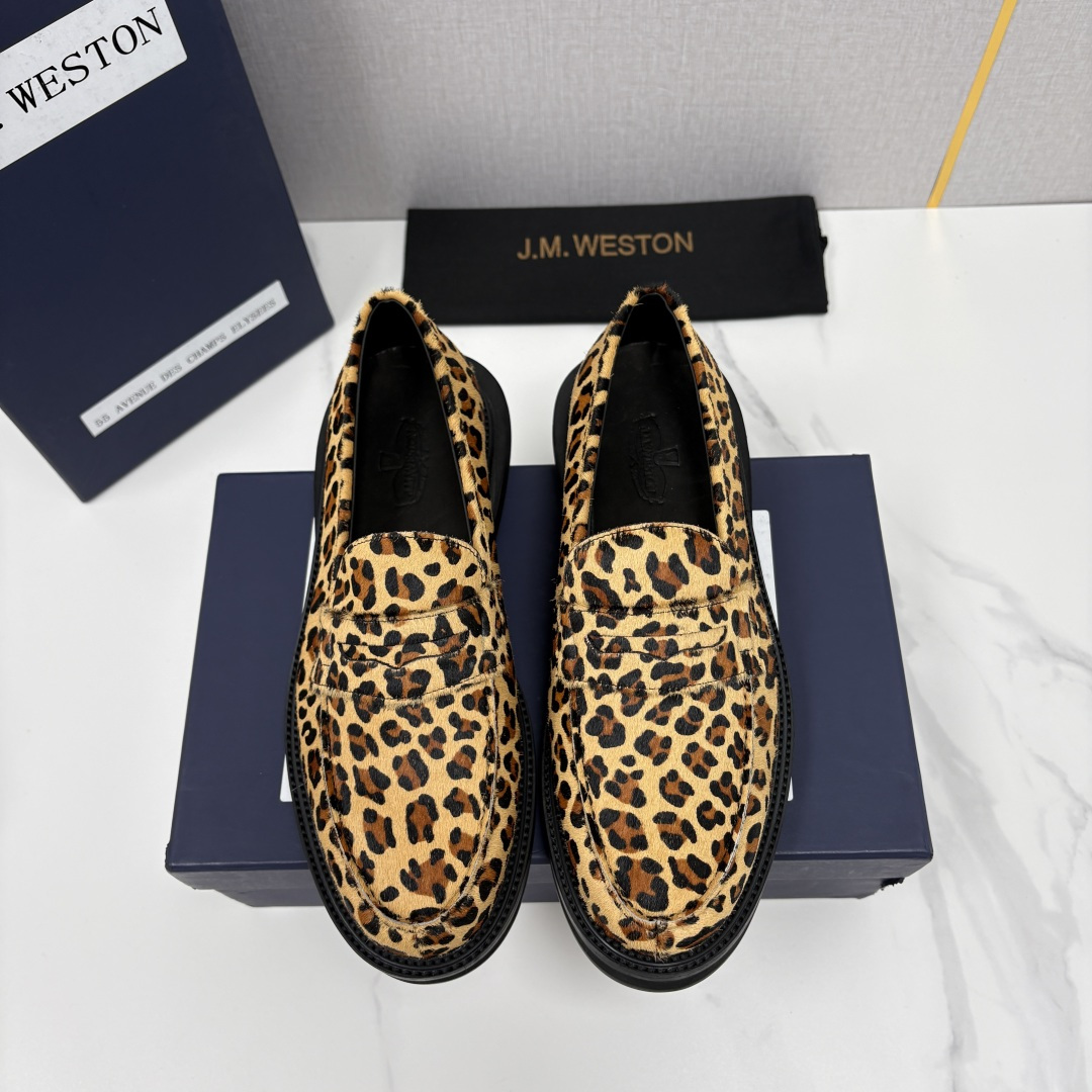 💋💍J.M.Westo*n  威士-顿    sacai × J.M.Weston 联名乐福鞋皮鞋  百