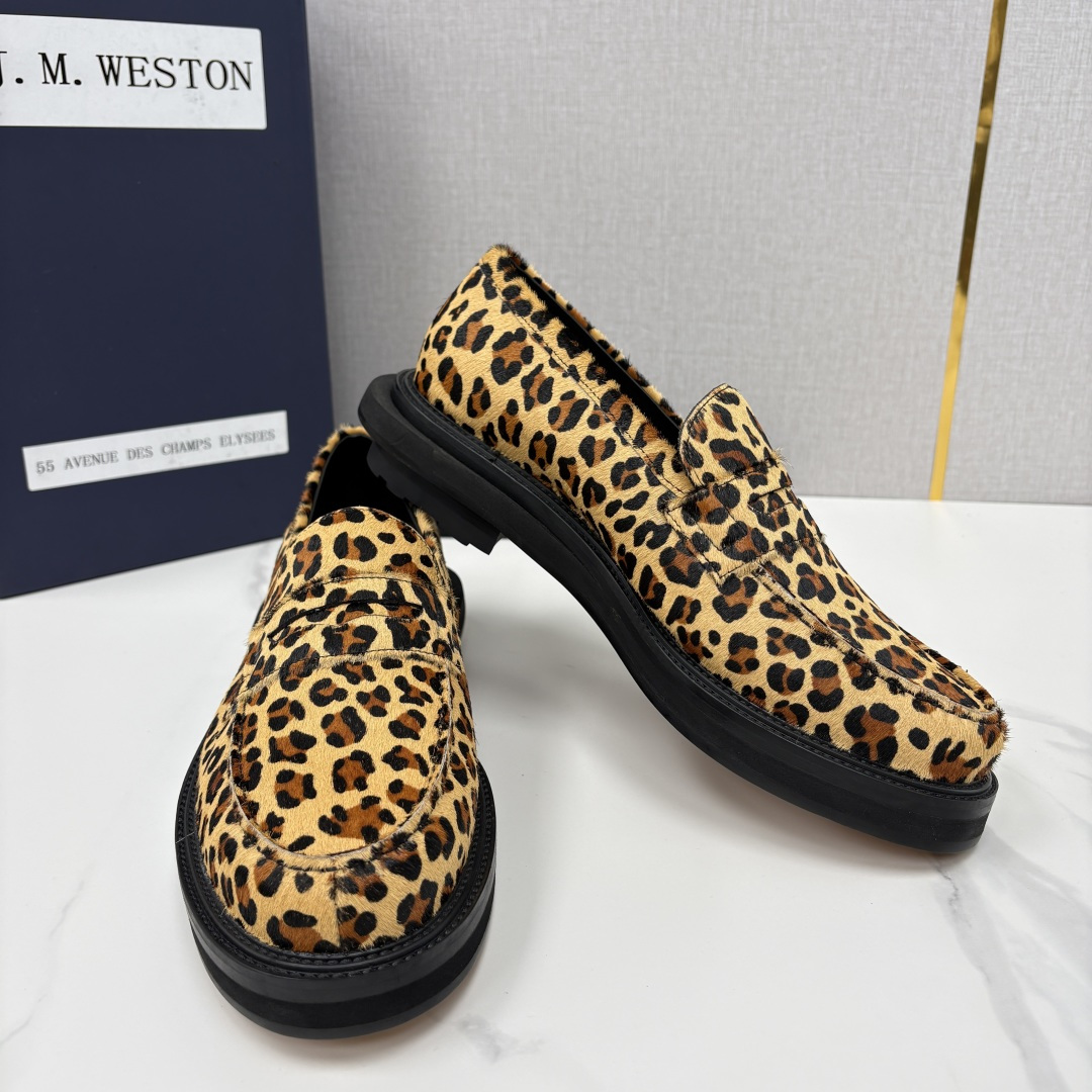 💋💍J.M.Westo*n  威士-顿    sacai × J.M.Weston 联名乐福鞋皮鞋  百