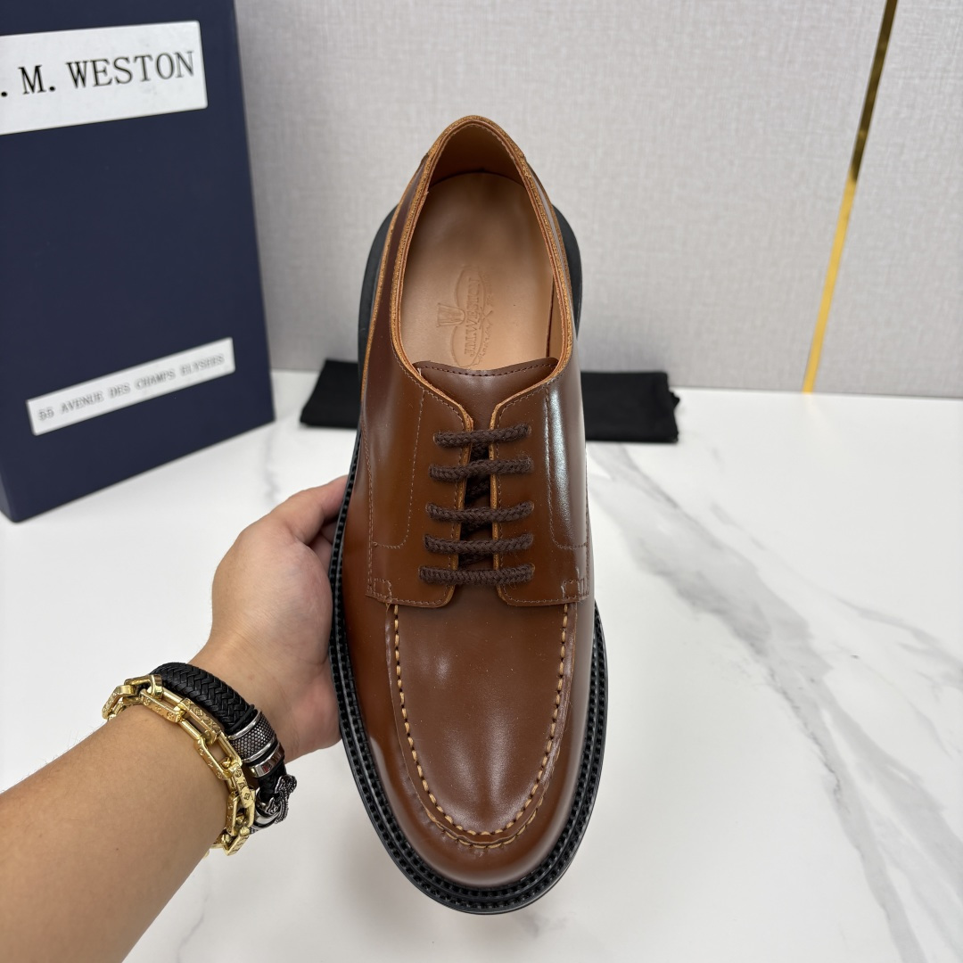 💋💍J.M.Westo*n  威士-顿    sacai × J.M.Weston 联名正装皮鞋  百年