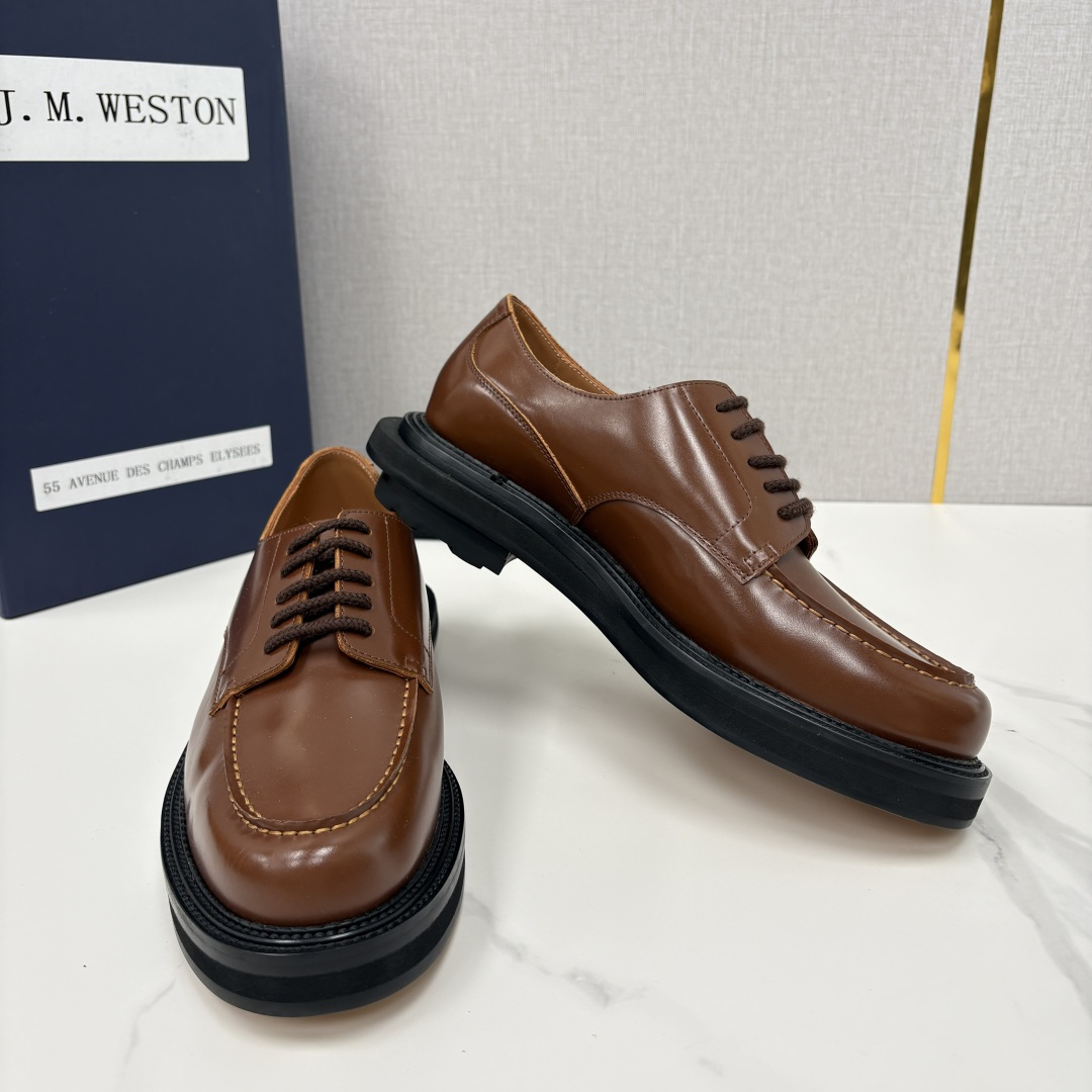 💋💍J.M.Westo*n  威士-顿    sacai × J.M.Weston 联名正装皮鞋  百年
