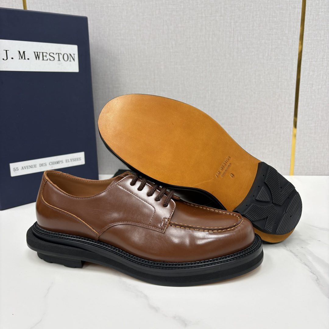 💋💍J.M.Westo*n  威士-顿    sacai × J.M.Weston 联名正装皮鞋  百年