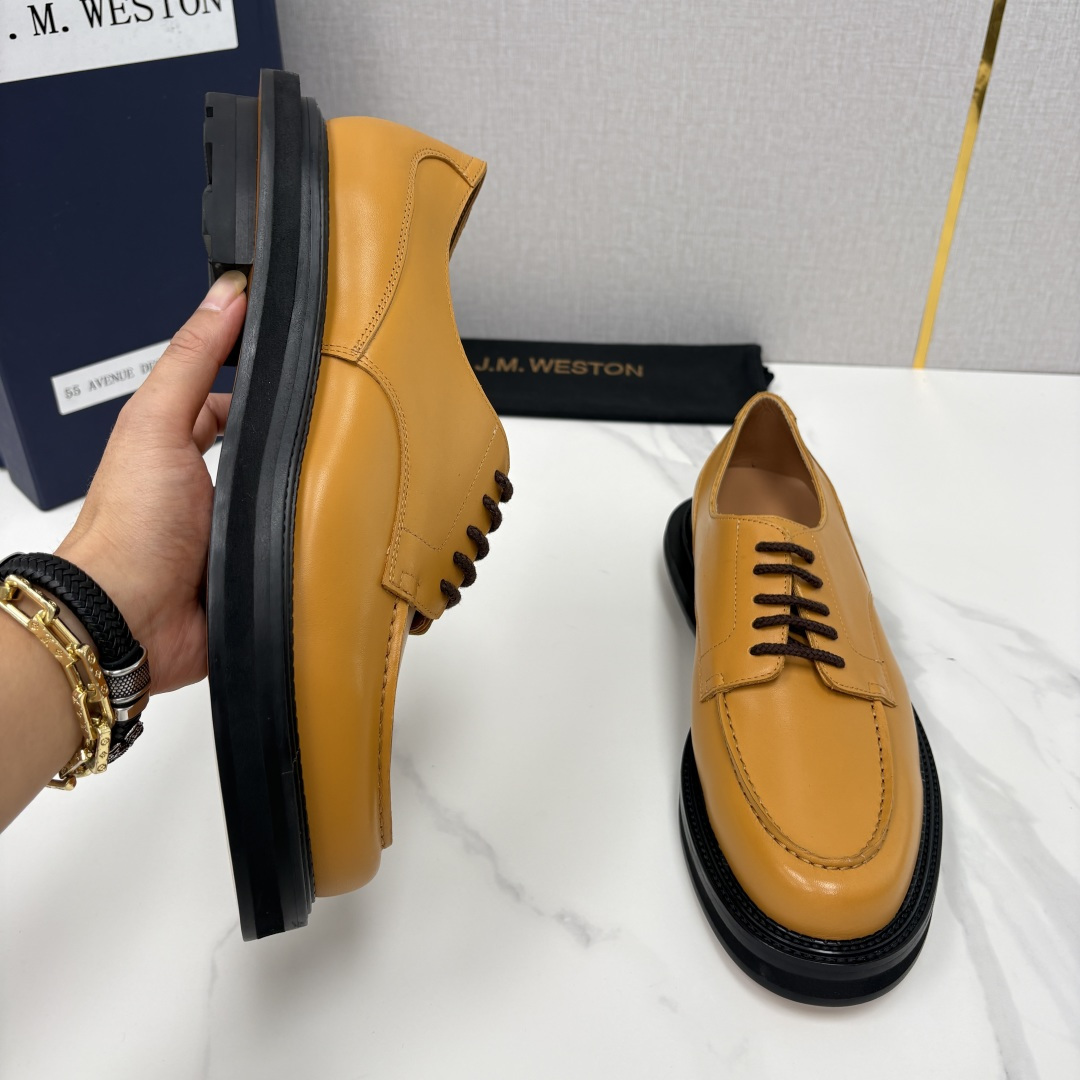 💋💍J.M.Westo*n  威士-顿    sacai × J.M.Weston 联名正装皮鞋  百年
