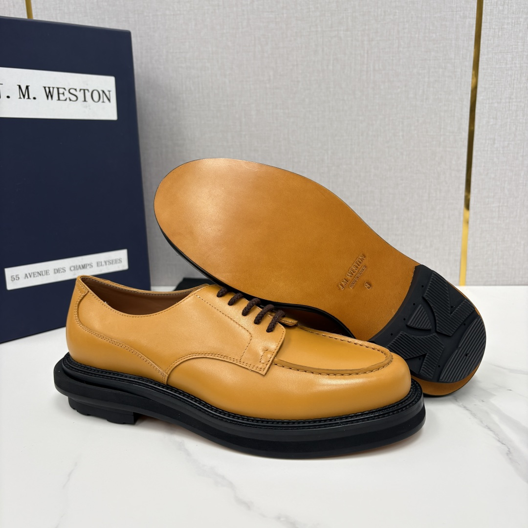 💋💍J.M.Westo*n  威士-顿    sacai × J.M.Weston 联名正装皮鞋  百年