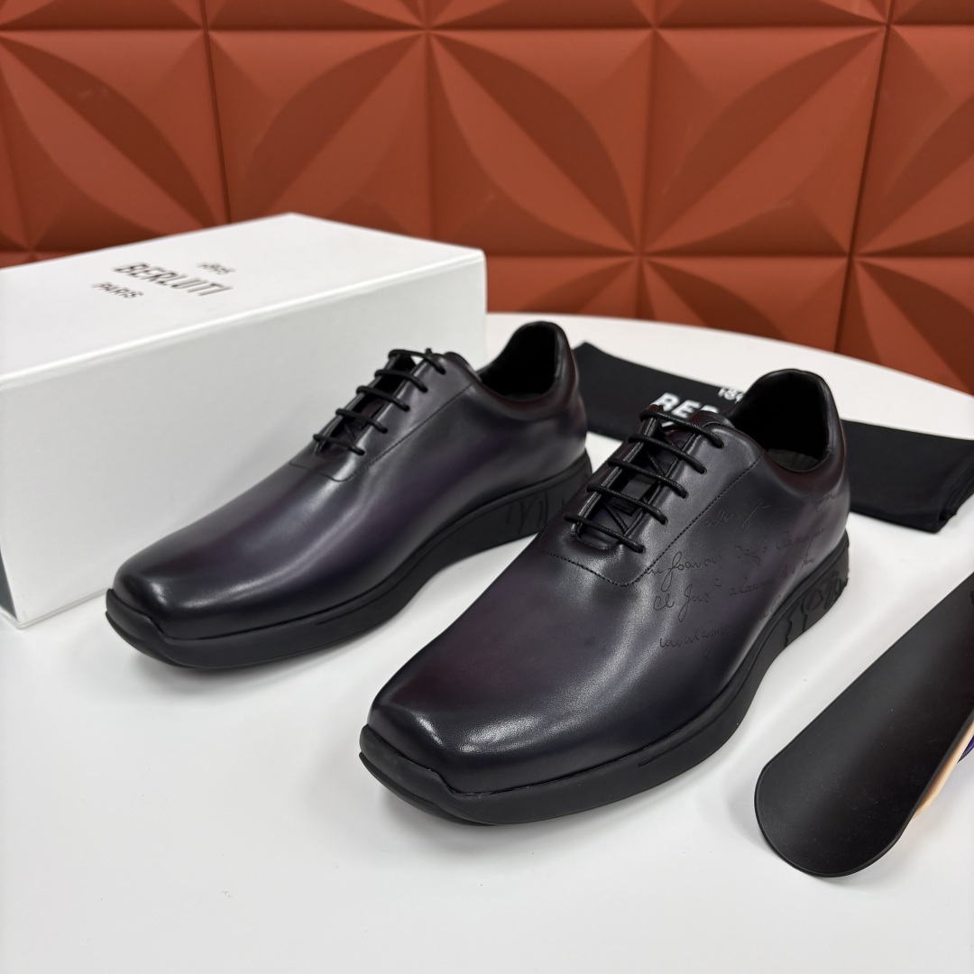 💋💍 Berluti 布鲁提 新品上架  👞 Metropolitan 图纹皮革牛津鞋    百年匠心，