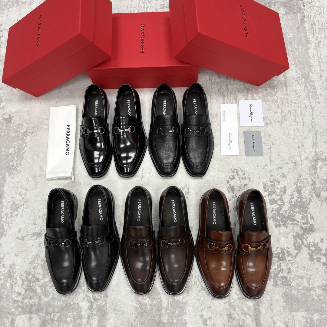 💋💍 SF 菲拉** 专柜同步新款 男士便鞋 可休闲可正装莫卡辛乐福皮鞋  经典造型体现正装时髦魅力，全