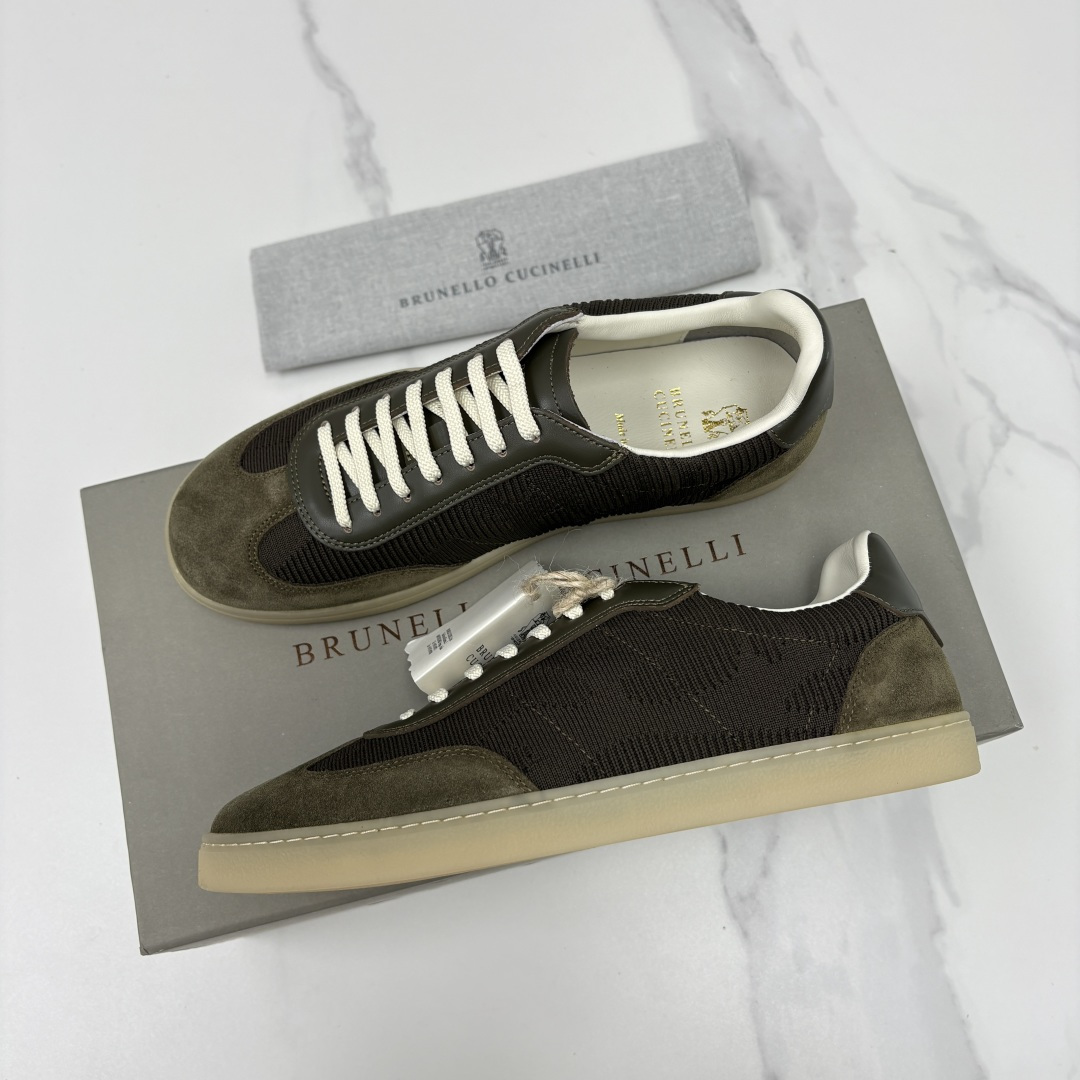💋💍BC家 Brunello Cucinell*  低调奢华款  春夏新品男款板鞋出货！  此款平底运动