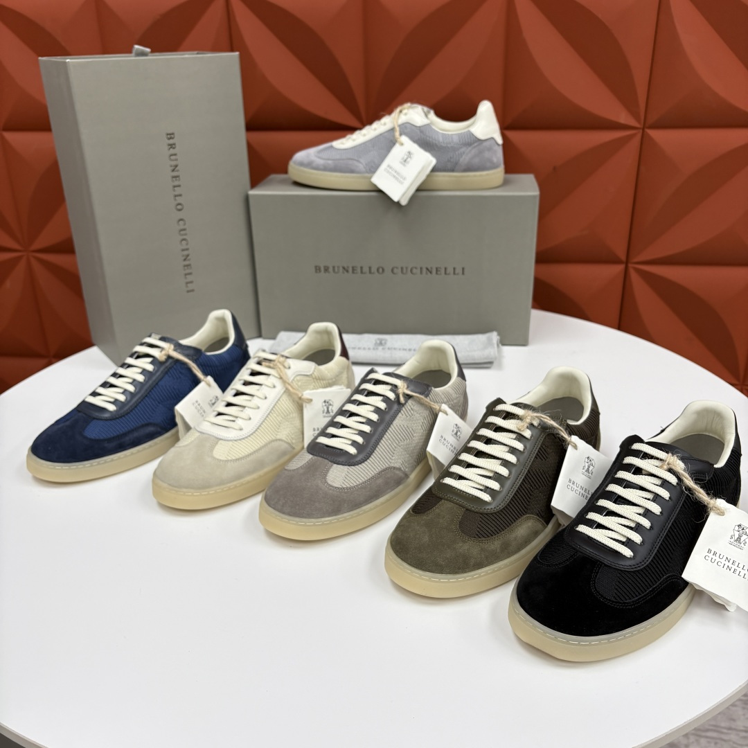 💋💍BC家 Brunello Cucinell*  低调奢华款  春夏新品男款板鞋出货！  此款平底运动